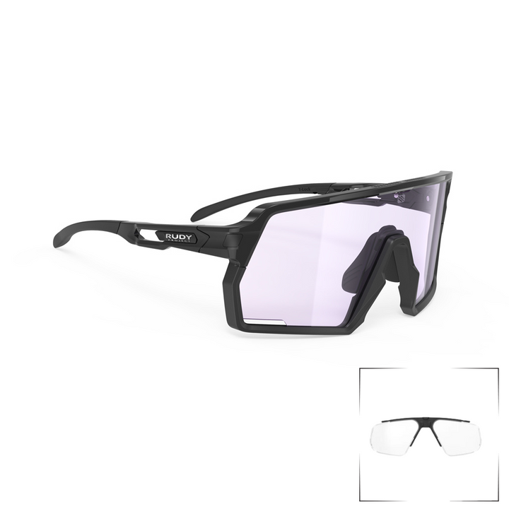 Pack Rudy Project Kelion con inserto óptico vista lateral Rilsan Clear bioplástico