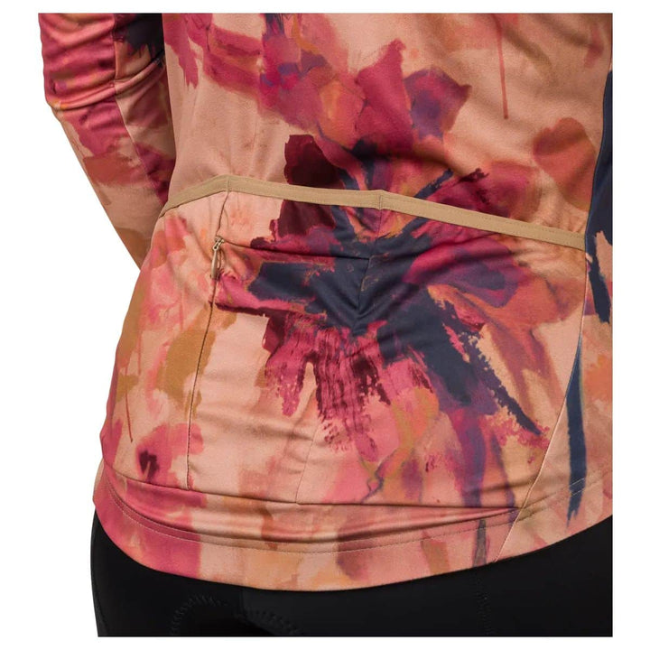 Tricota AGU Trend Oil Flower mujer detalle cuello y cremallera