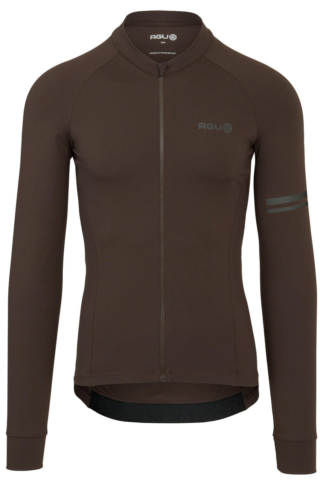 Jersey Manga Larga AGU Solid Performance Ground Coffee