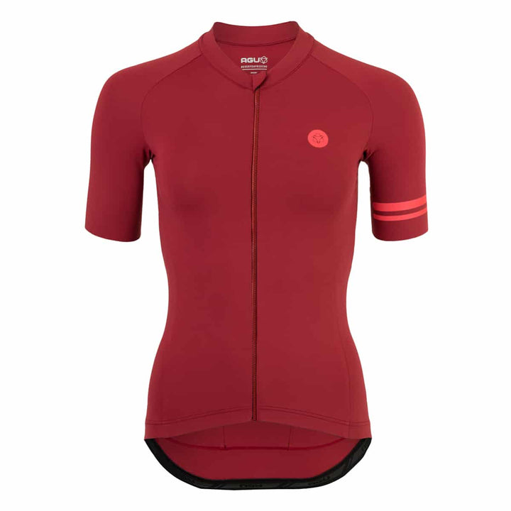 Tricota ciclismo mujer AGU Rusty Pink vista frontal versátil