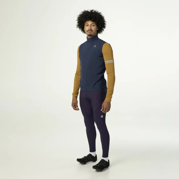 Chaqueta Impermeable Ciclismo AGU Prime Rain Body Deep Marine Hombre | Waterproof 15K, Cortaviento