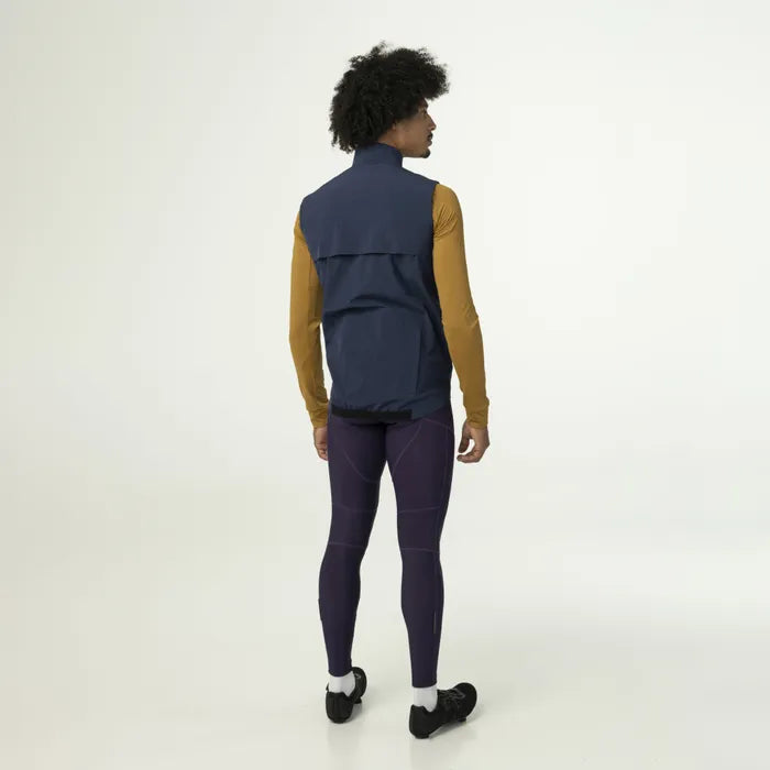 Chaqueta Impermeable Ciclismo AGU Prime Rain Body Deep Marine Hombre | Waterproof 15K, Cortaviento