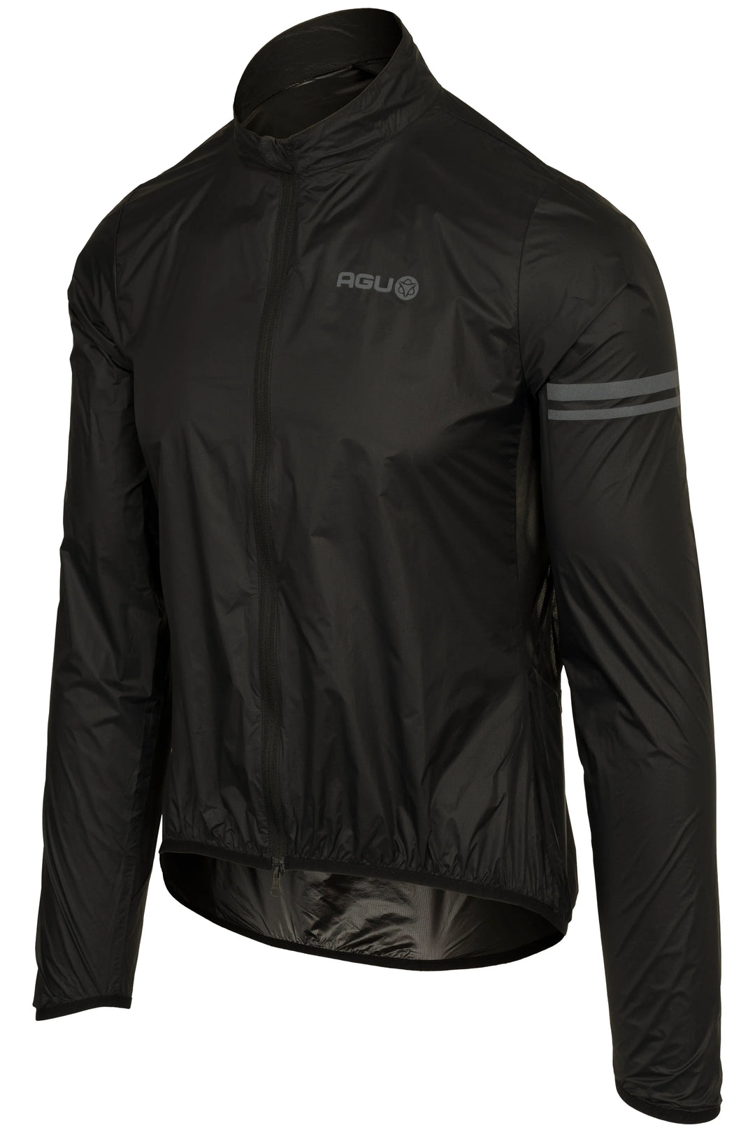 Chaqueta Cortaviento Ciclismo Unisex AGU Essential | Negro