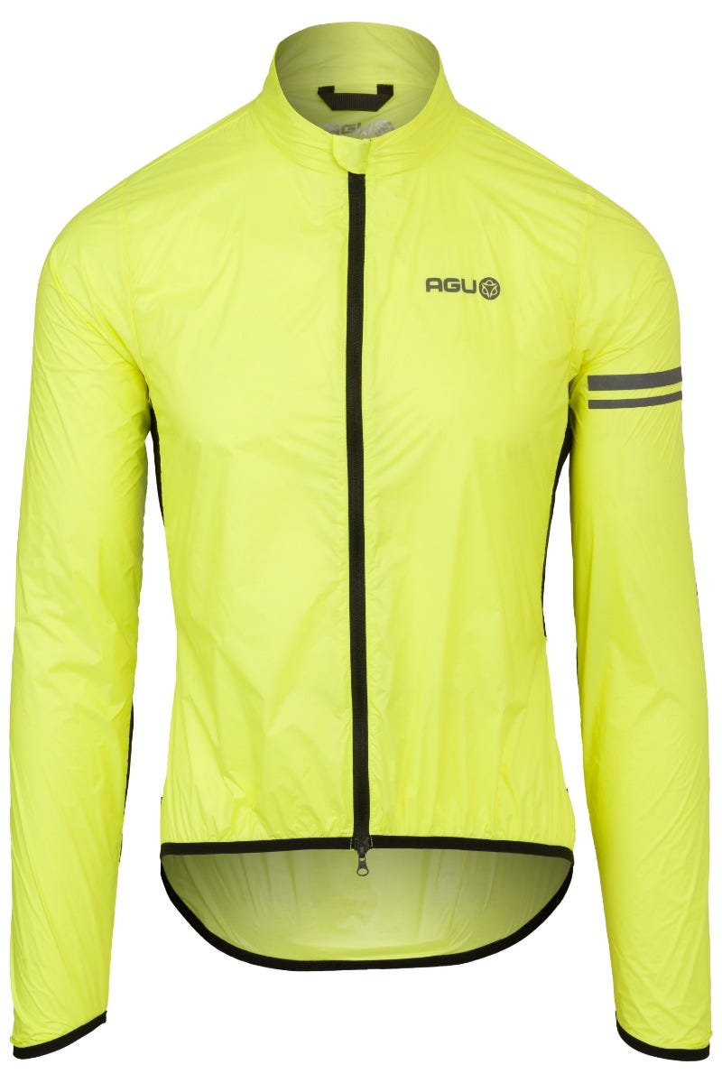 Cortaviento AGU Essential amarillo neón alta visibilidad