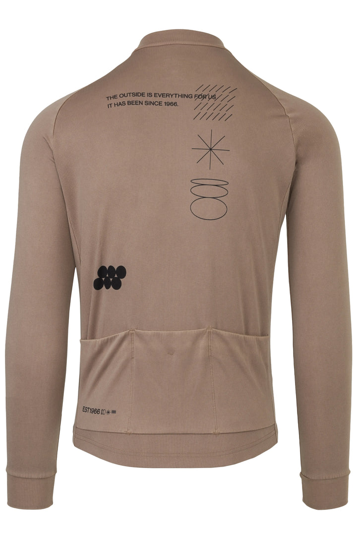 Jersey Manga Larga Ciclismo AGU Classic SIX6 | Classic Toffee