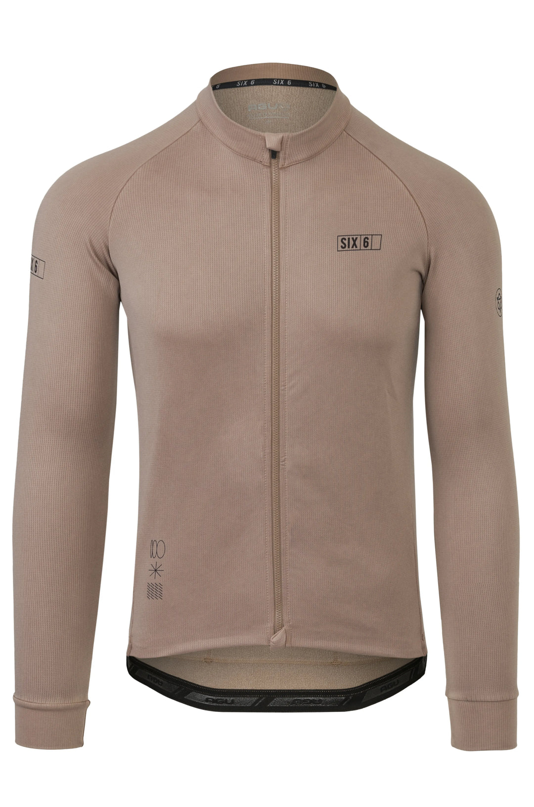 Jersey Manga Larga Ciclismo AGU Classic SIX6 | Classic Toffee