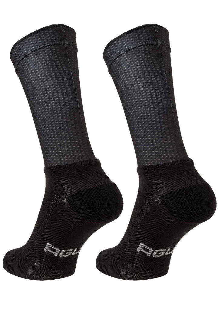 Calcetines Aero Premium Ciclismo AGU Jumbo-Visma | Negro y Blanco