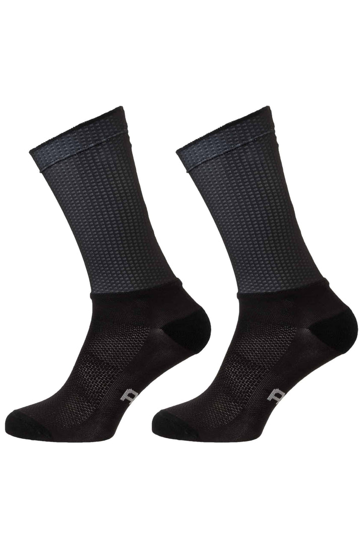 Calcetines Aero Premium Ciclismo AGU Jumbo-Visma | Negro y Blanco