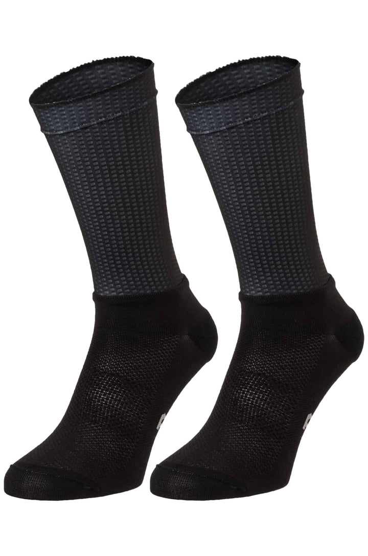 Calcetines Aero Premium Ciclismo AGU Jumbo-Visma | Negro y Blanco