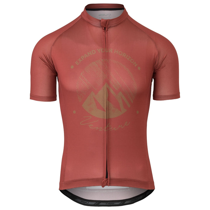 Tricota gravel hombre AGU Venture Cinnabar naranja vista frontal aventura