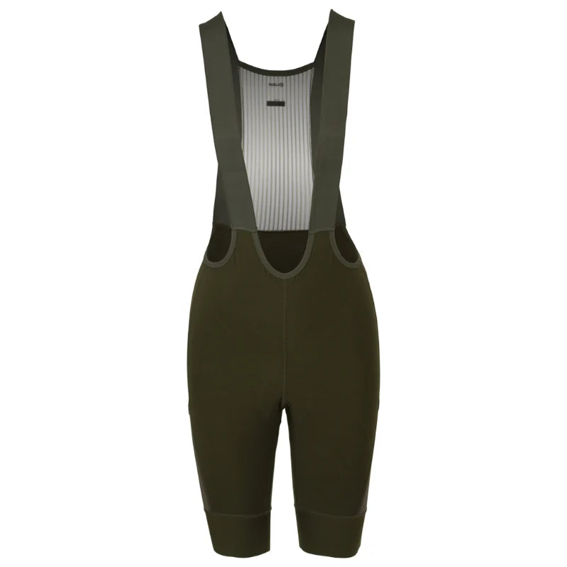 Culotte Gravel Ciclismo Hombre AGU Bibshort Venture | Negro y Verde