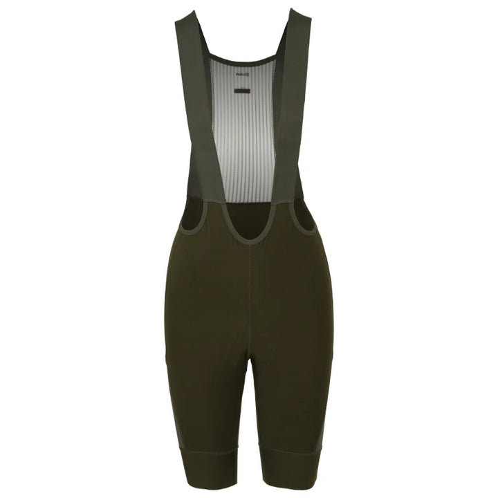 Culotte Gravel Ciclismo Hombre AGU Bibshort Venture | Negro y Verde