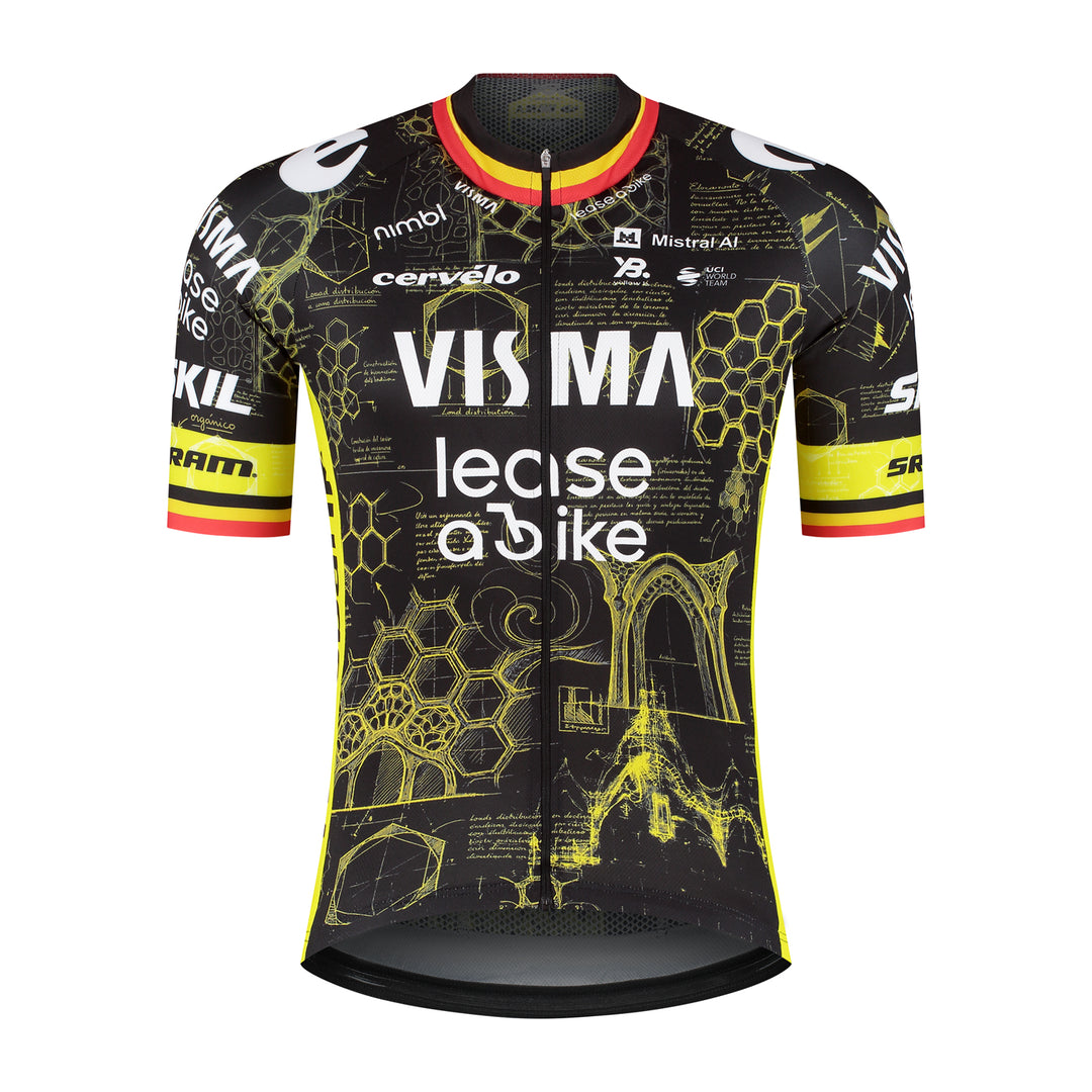 Tricota Replica Maillot Ex-Campeón de Bélgica Team Visma | Lease a Bike Hombre
