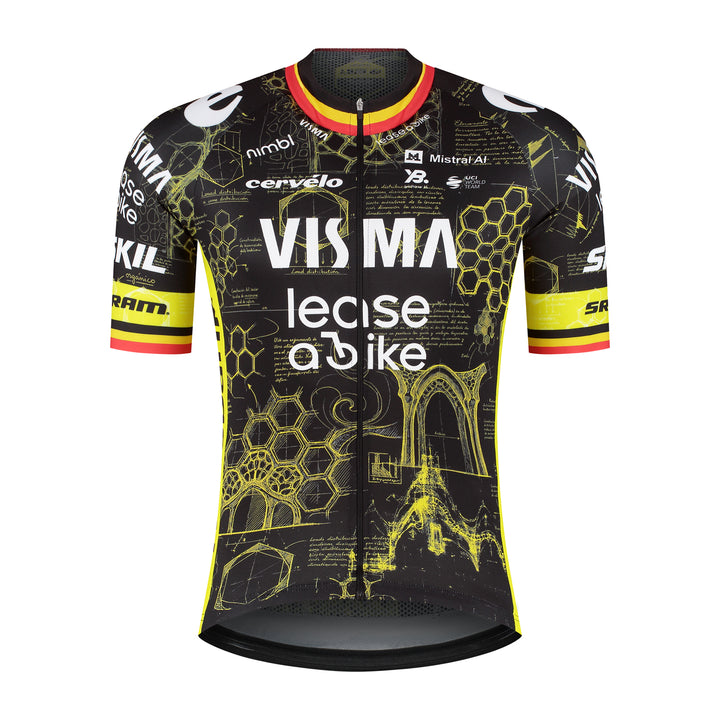 Tricota Replica Maillot Ex-Campeón de Bélgica Team Visma | Lease a Bike Hombre