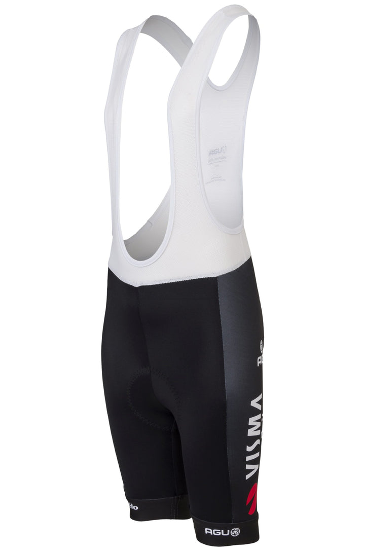 Bibshort AGU Team Visma Lease a Bike 2024 niño en uso ciclismo