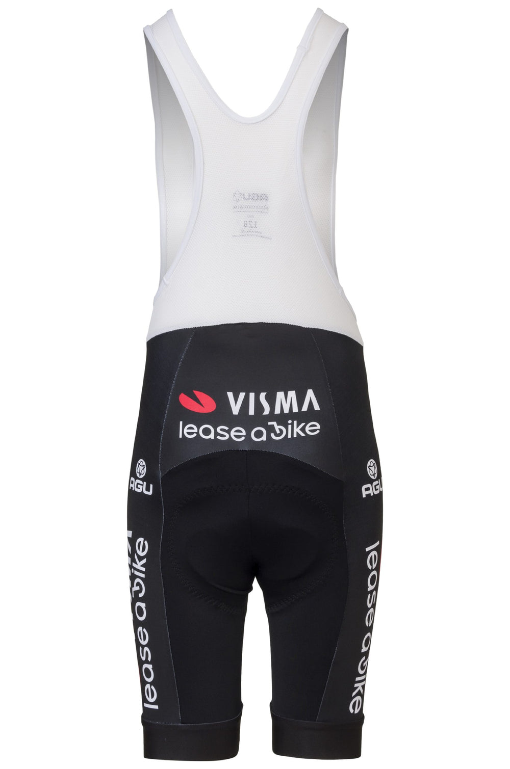 Bibshort AGU Team Visma Lease a Bike 2024 niño vista trasera ciclismo