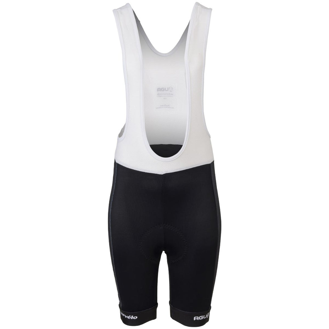 Bibshort oficial ciclismo niño AGU Team Visma Lease a Bike 2024 vista frontal