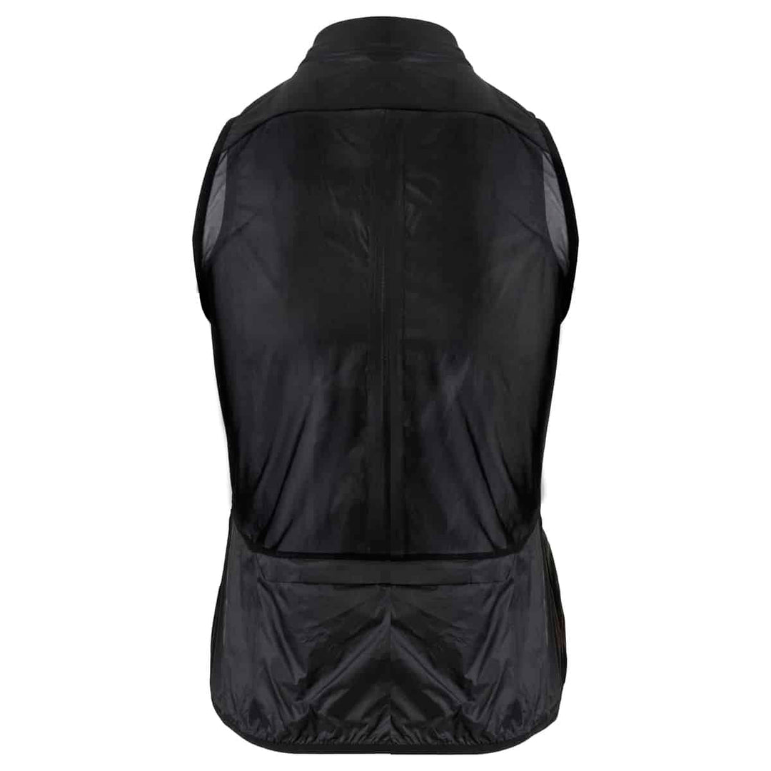Chaqueta ciclismo sin mangas Negra_2