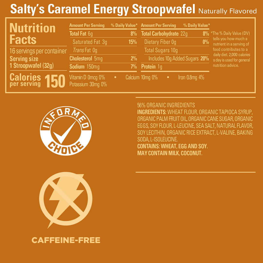 Info nutricional Stroopwafel Salty´s Caramel