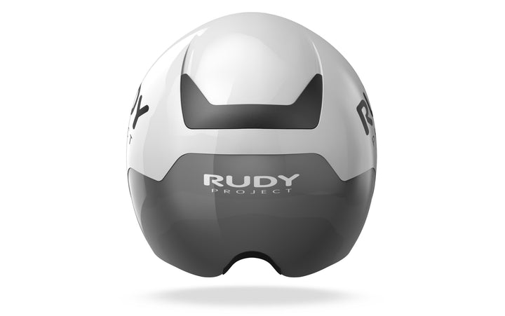Casco Rudy Project The Wing White Shinny vista lateral con Triple In-Mold ultraliviano