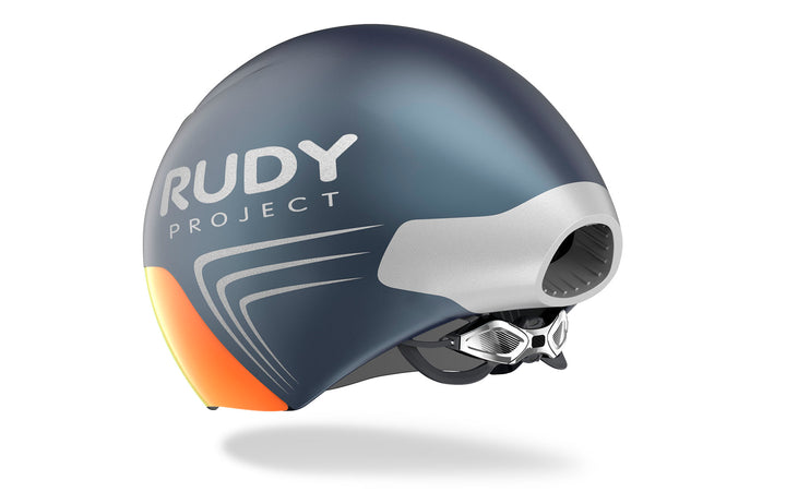 Casco Rudy Project The Wing Cosmic Blue vista lateral con perfil Swiss Side