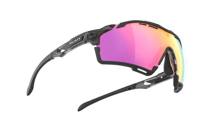 Anteojos Rudy Project Cutline vista trasera con patillas ajustables ergonómicas