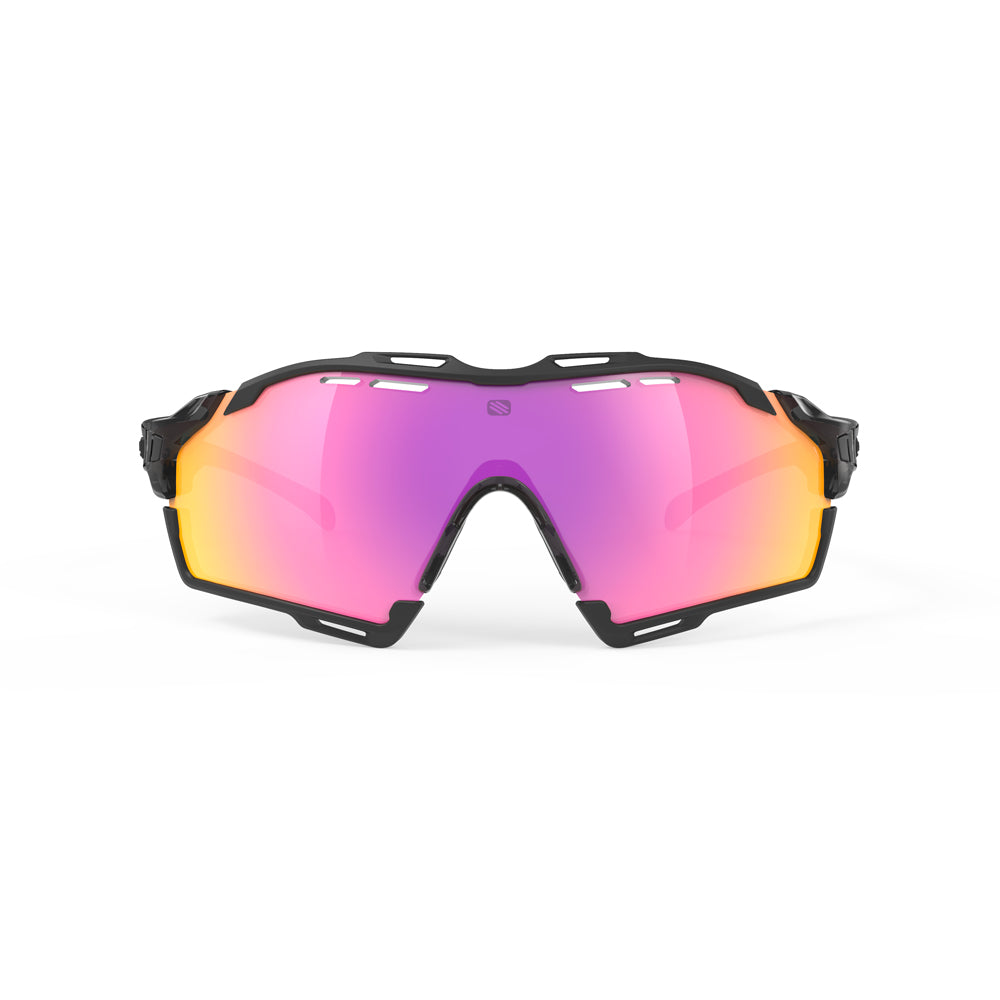 Anteojos Rudy Project Cutline vista frontal con lente envolvente multideporte