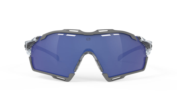 Anteojos Rudy Project Cutline negros vista lateral ciclismo ruta MTB gravel