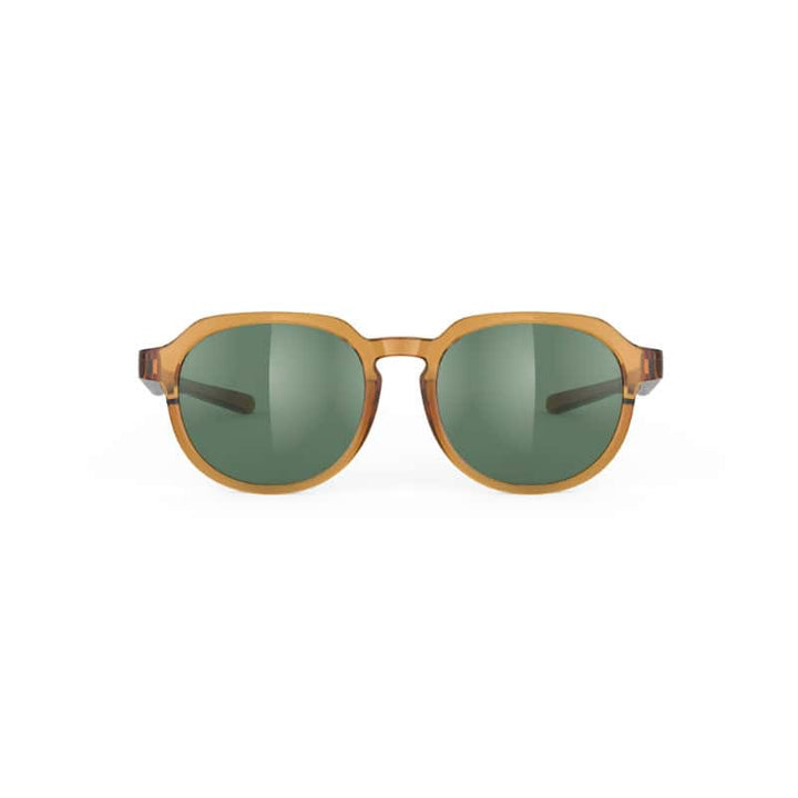 Gafas de sol de marco de madera con lentes verdes, estilo vintage para ciclismo y actividades al aire libre. Diseño elegante y protección solar de alta calidad. Perfectas para ciclismo y aventura.