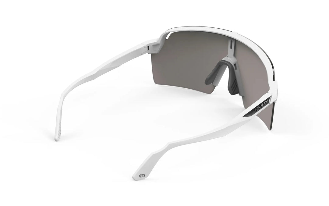 Anteojos Rudy Project Spinshield Pro vista lateral con bisagras de seguridad
