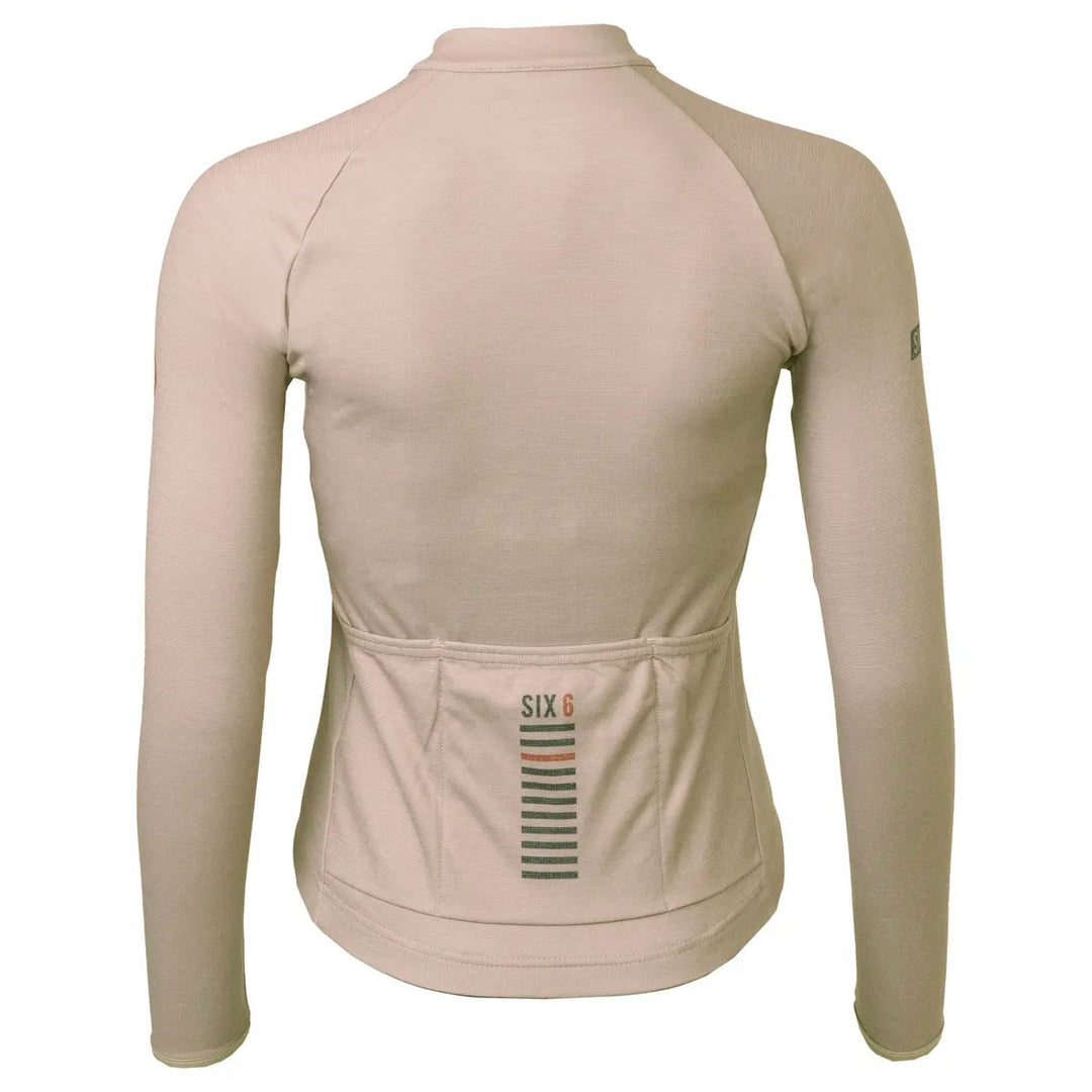 Tricota AGU Six6 Merino Bond mujer vista trasera bolsillos ciclismo