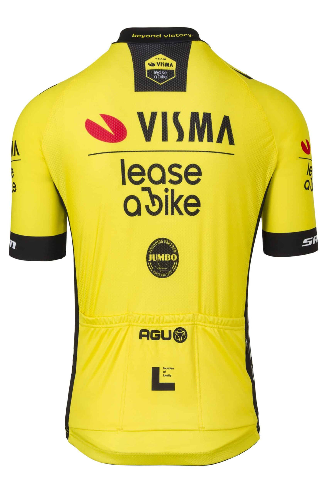 Tricota AGU Team Visma Lease a Bike 2024 hombre vista trasera bolsillos