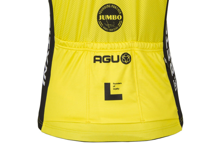 Tricota AGU Team Visma Lease a Bike 2024 mujer detalle logo equipo