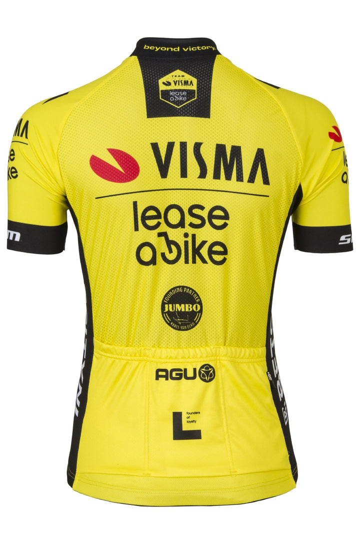 Tricota AGU Team Visma Lease a Bike 2024 mujer vista trasera bolsillos