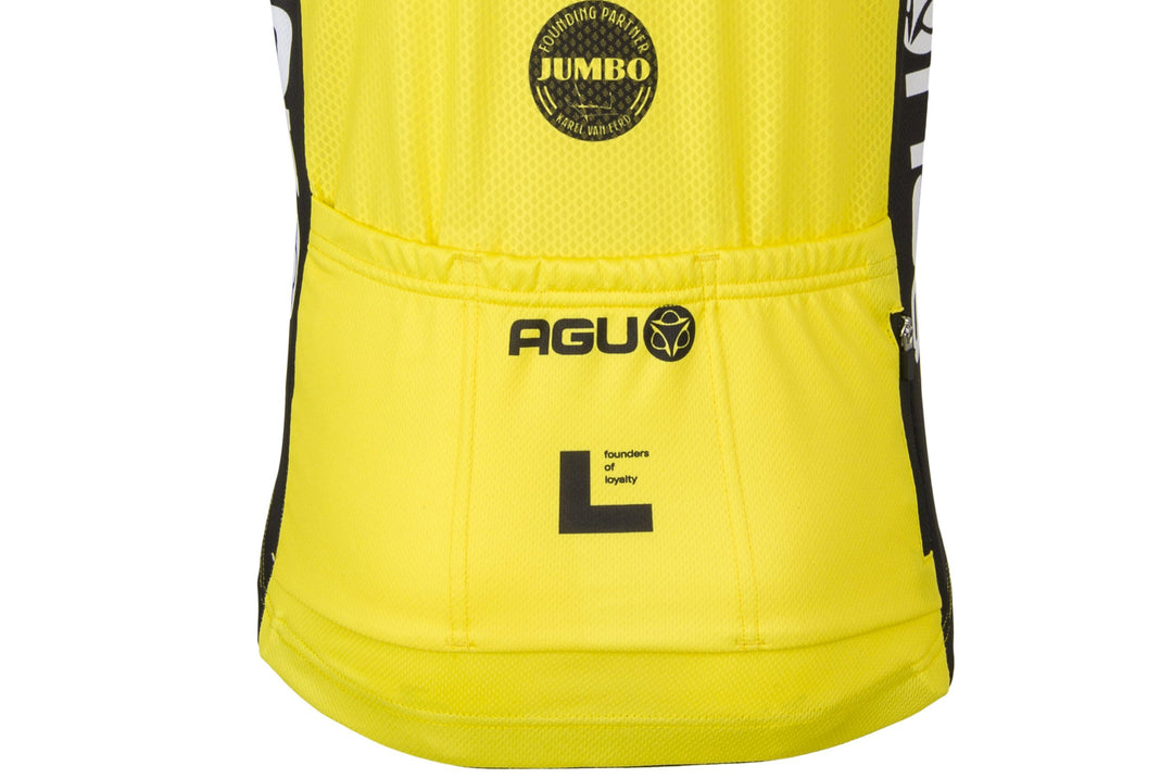 Tricota AGU Team Visma Lease a Bike 2024 niño detalle logo equipo