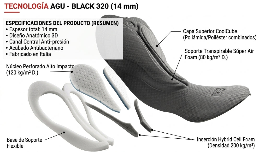 Calza Larga Ciclismo Hombre AGU Switch Performance | Invierno Coldblack