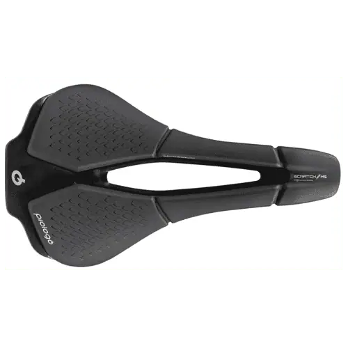 Sillin de bicicleta negro de alta calidad para ciclismo de montaña y ruta, resistente y cómodo.