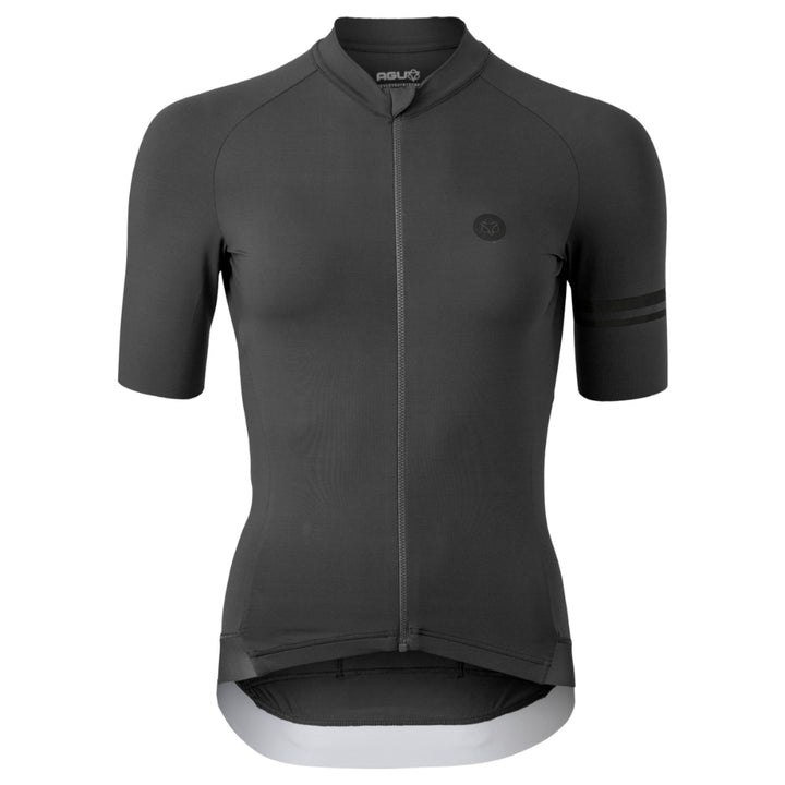 Tricota ciclismo unisex AGU Trend Solid negra vista frontal