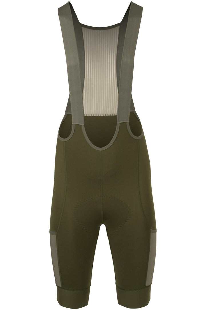 Culotte Gravel Ciclismo Hombre AGU Bibshort Venture verde, vista de producto