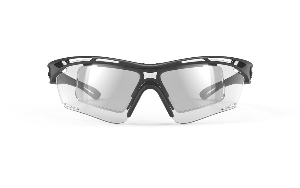 Inserto óptico Rudy Project Tralyx+ vista lateral en anteojo deportivo